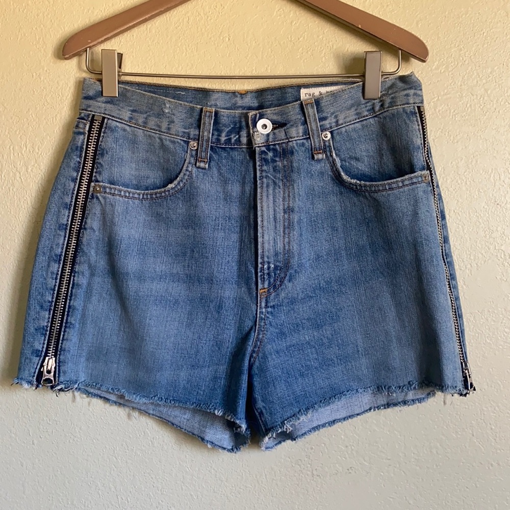 Rag and bone zipper short